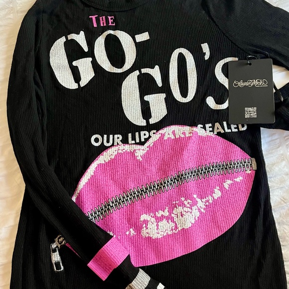 Lauren Moshi “The Go-Go’s” McKinley Thermal Top - Sz S - Picture 11 of 13